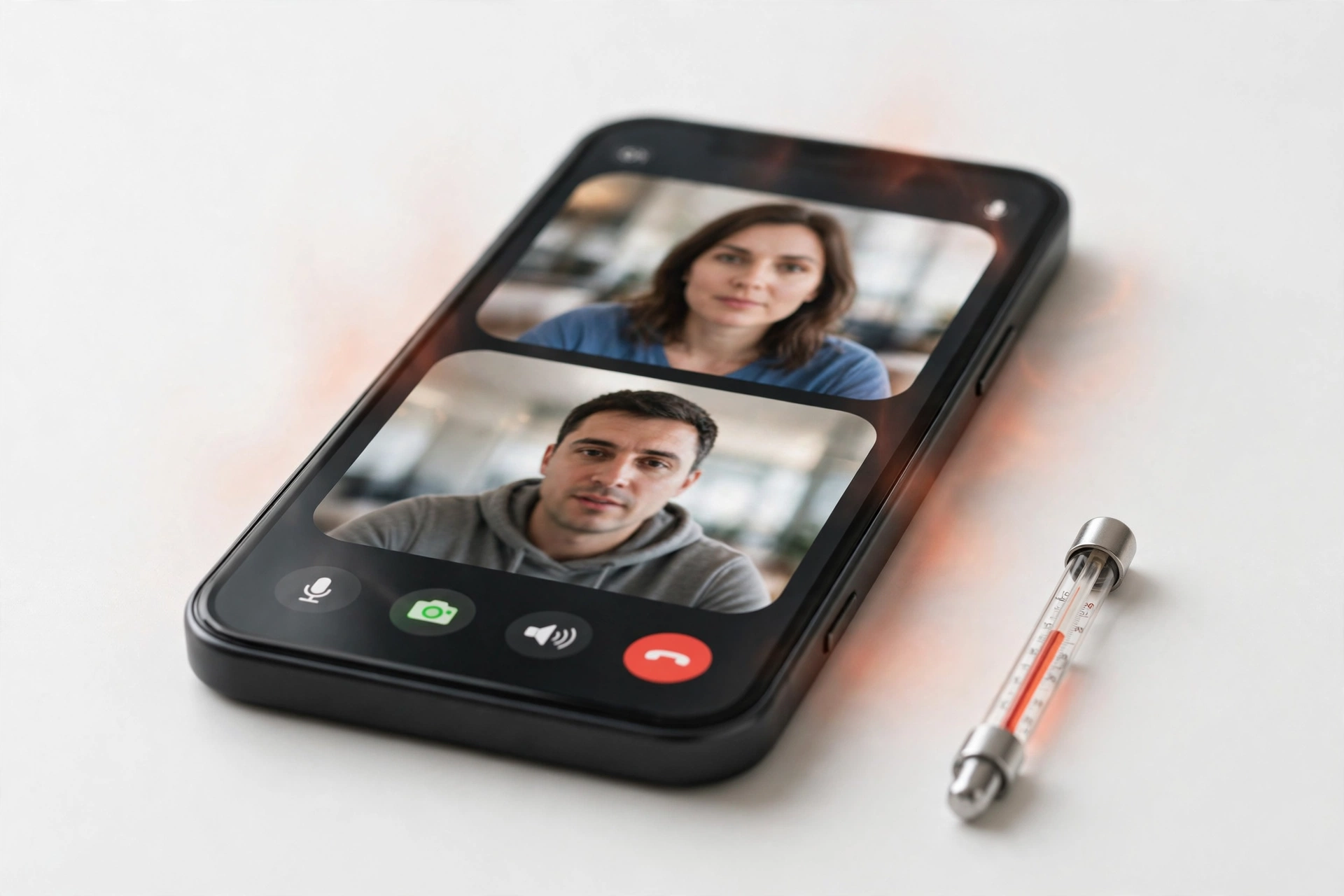 Phone getting warm during a video call