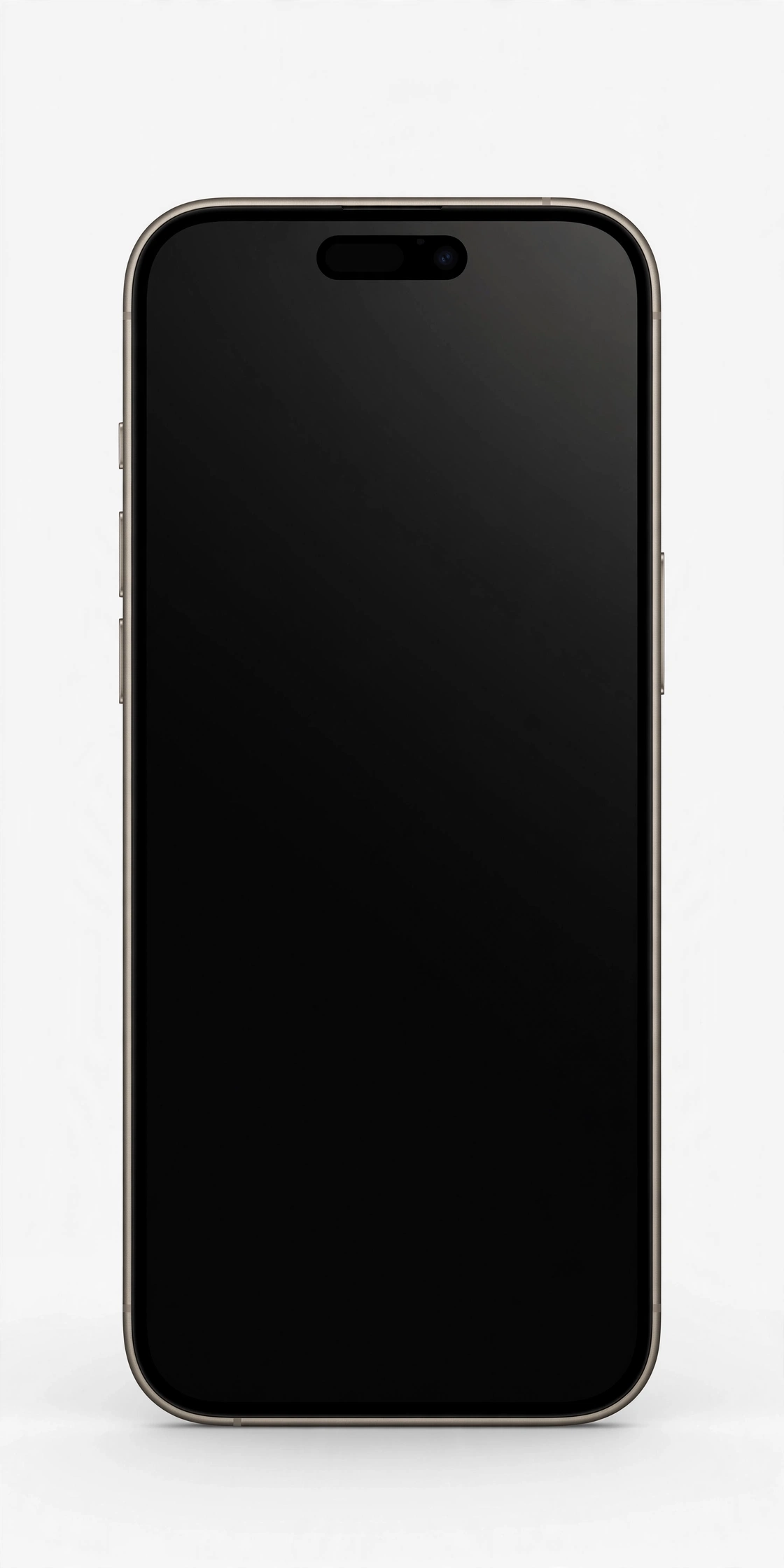 Modern flagship iPhone-style smartphone front view