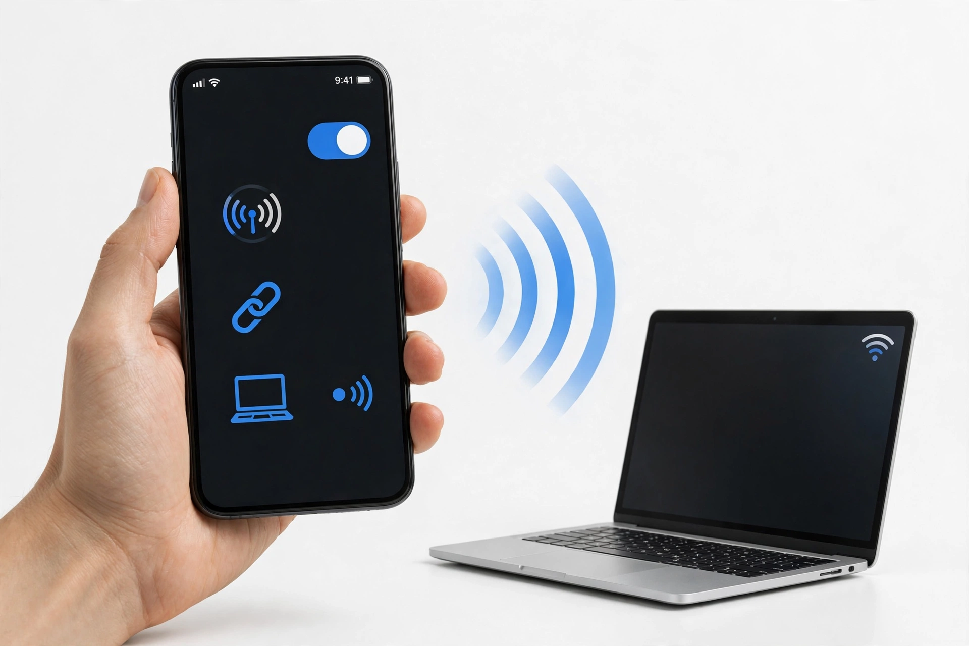 Checking tethering and hotspot settings on a phone