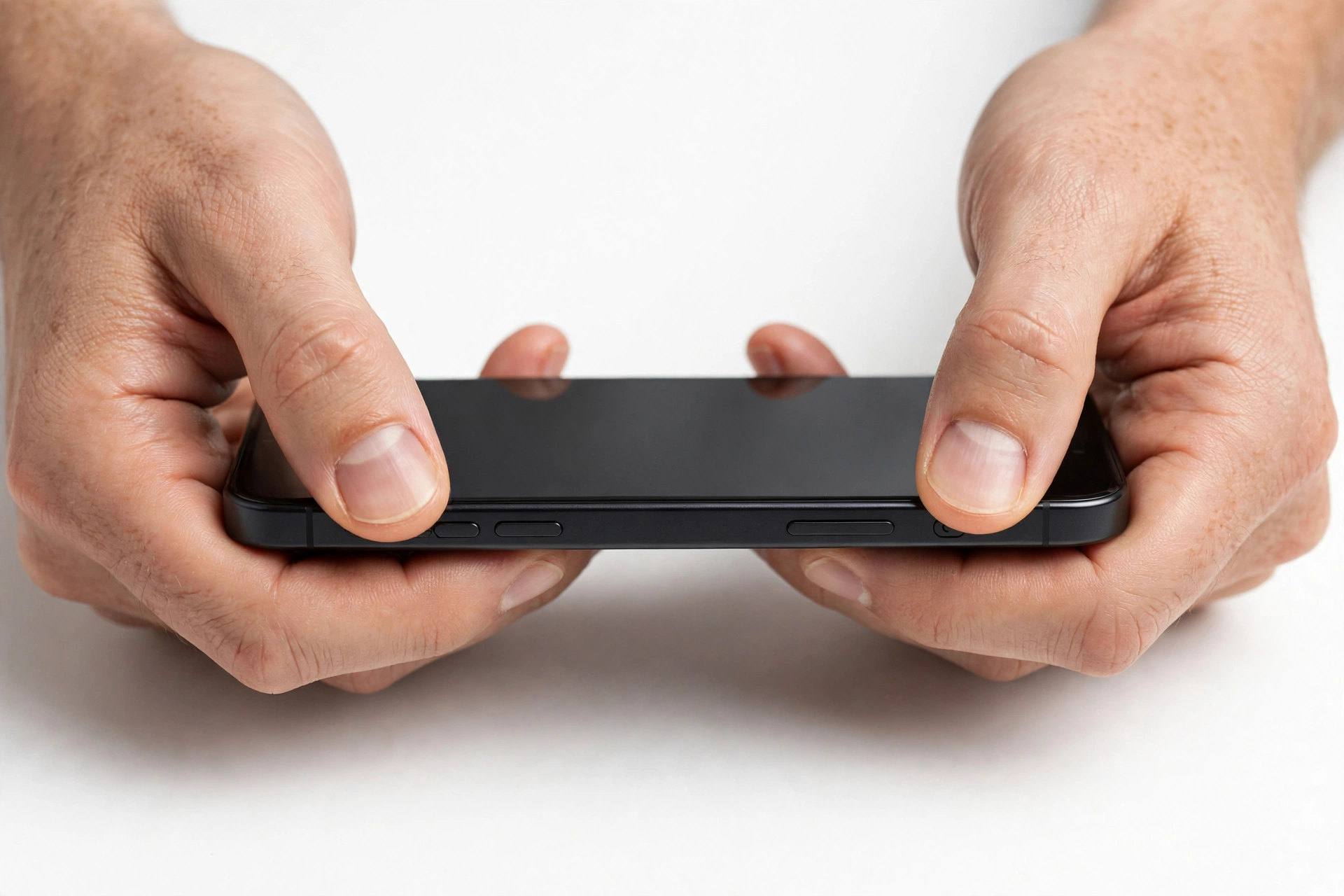 Performing a force restart with the side buttons