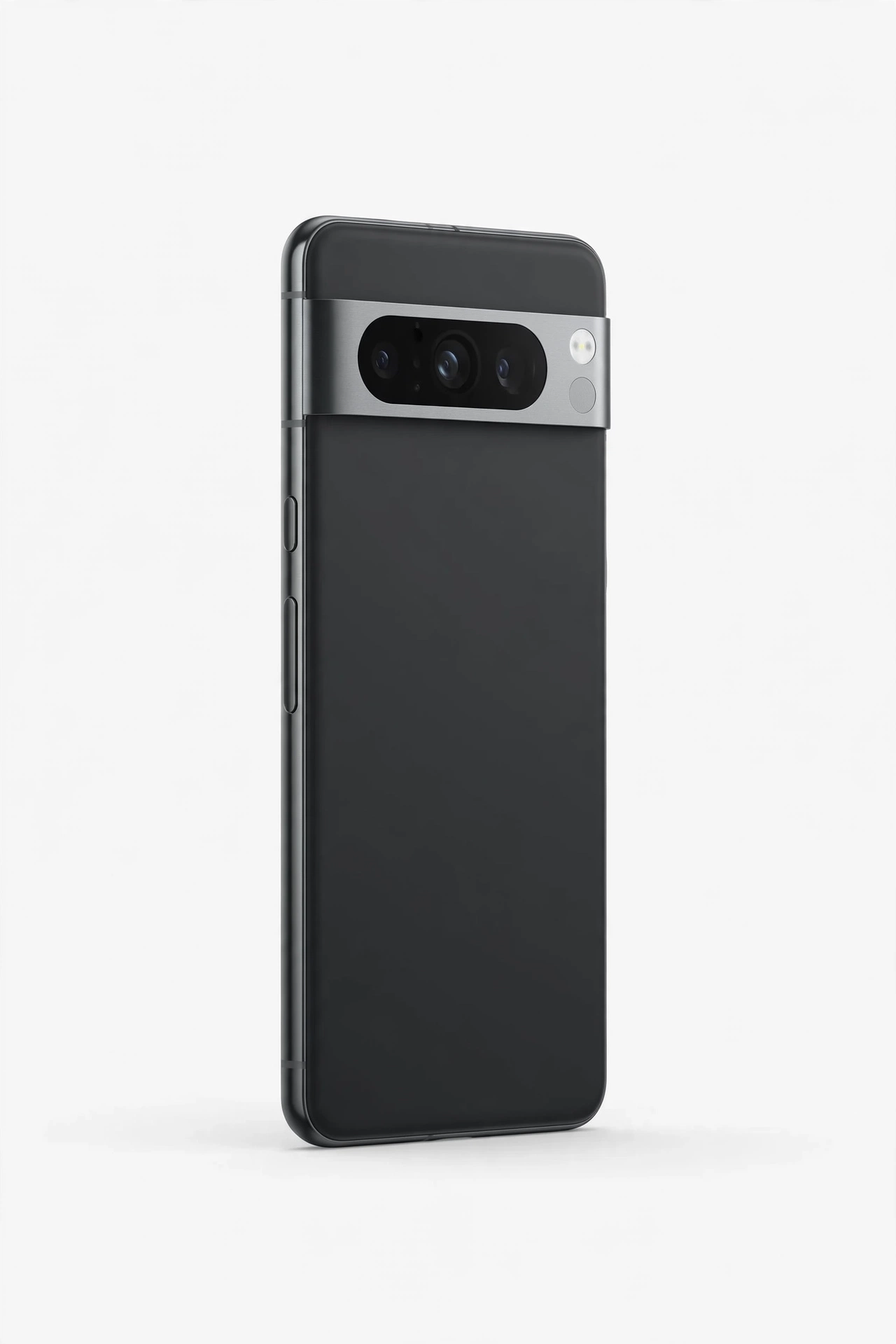 Google Pixel style smartphone with horizontal camera bar
