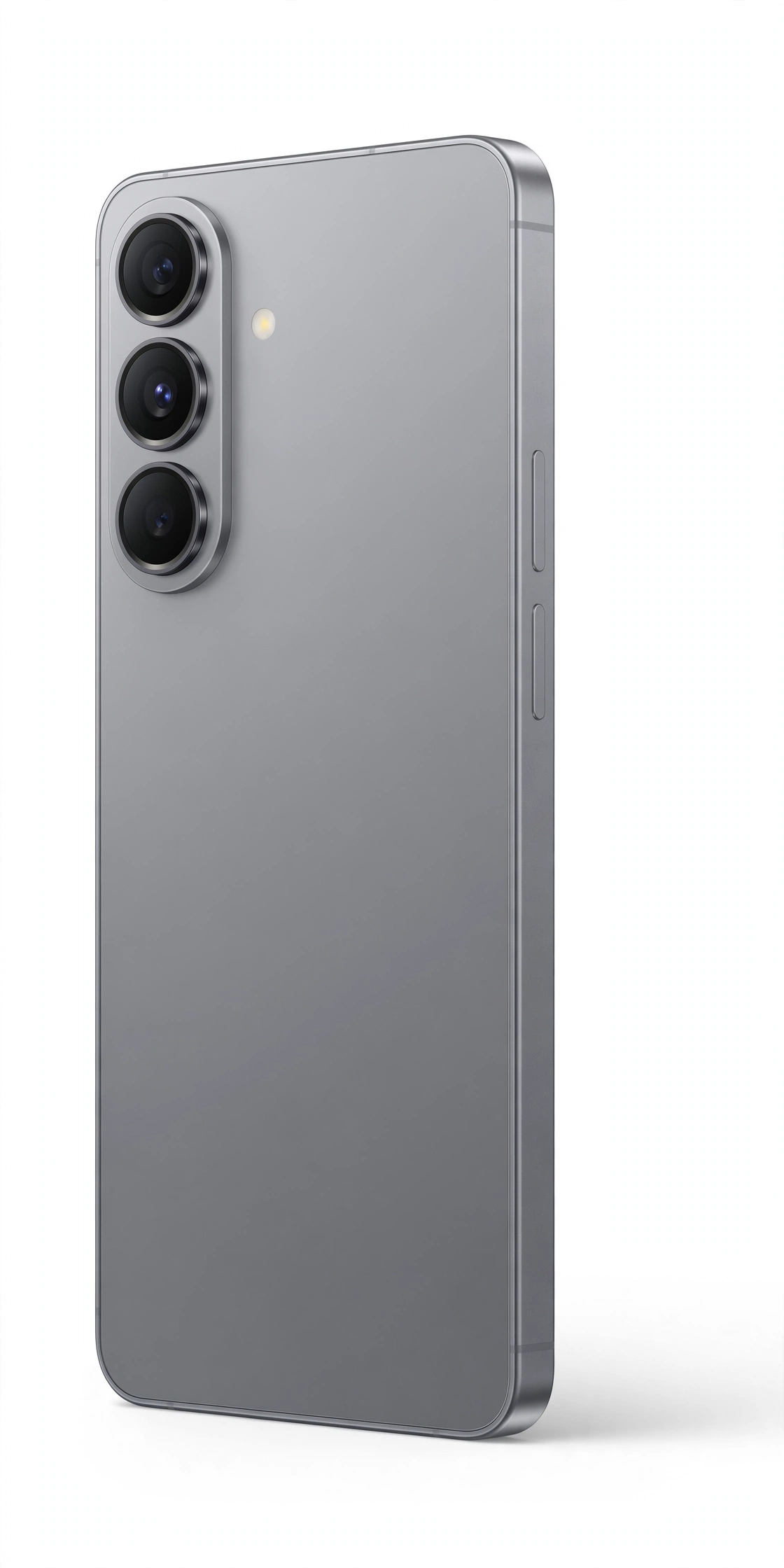 Samsung Galaxy style smartphone standing upright
