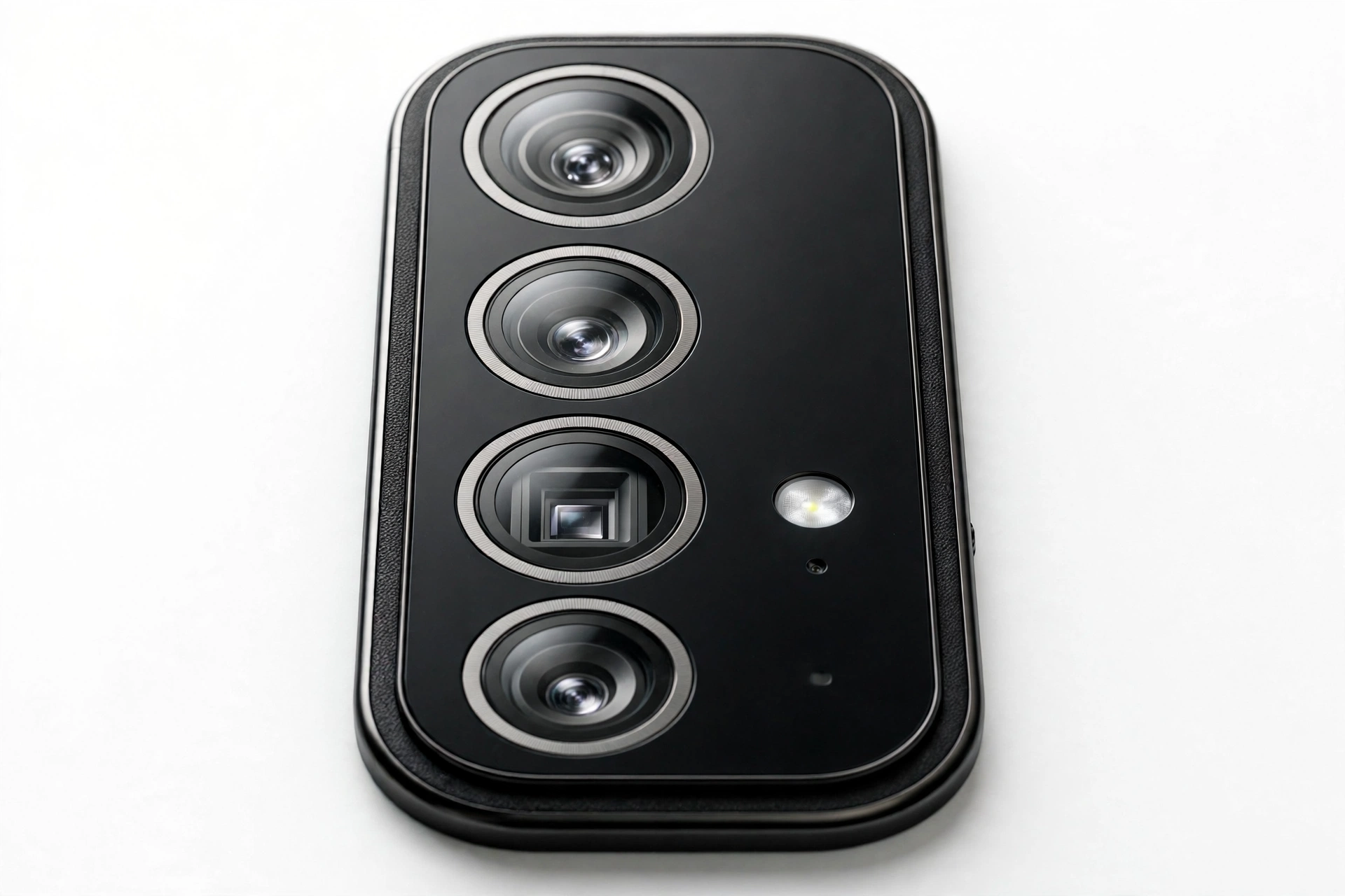 Close-up of Samsung Galaxy style smartphone rear camera module