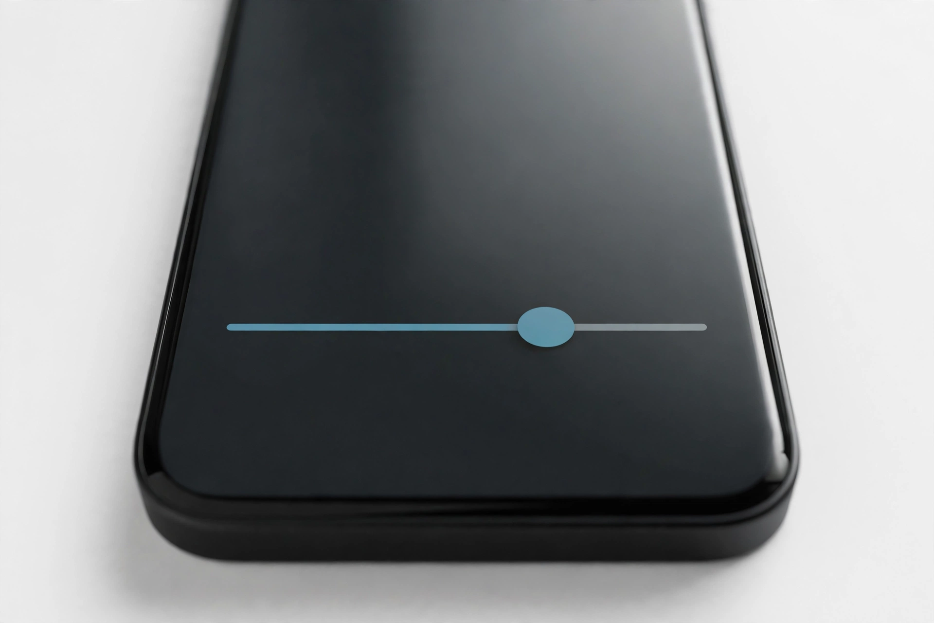 Smartphone vibration intensity settings screen